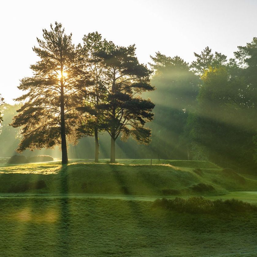 Fourball and two course meal at Sunningdale Heath Golf Club for 4 people