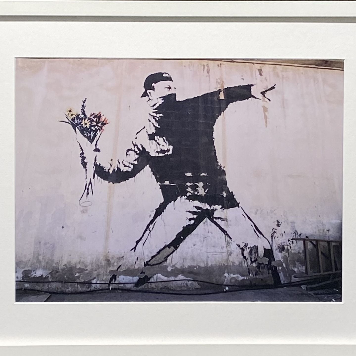 Banksy 'Rage, The Flower Thrower'