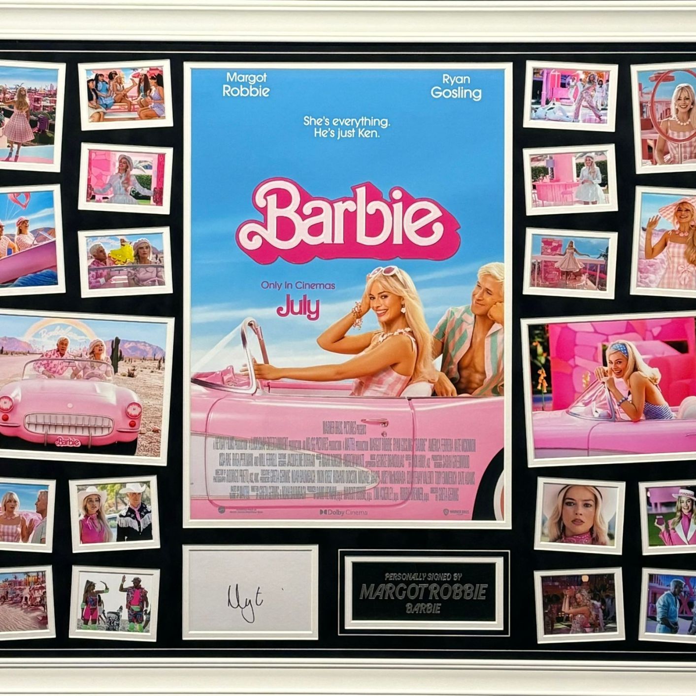 “Barbie” hand signed by Margot Robbie