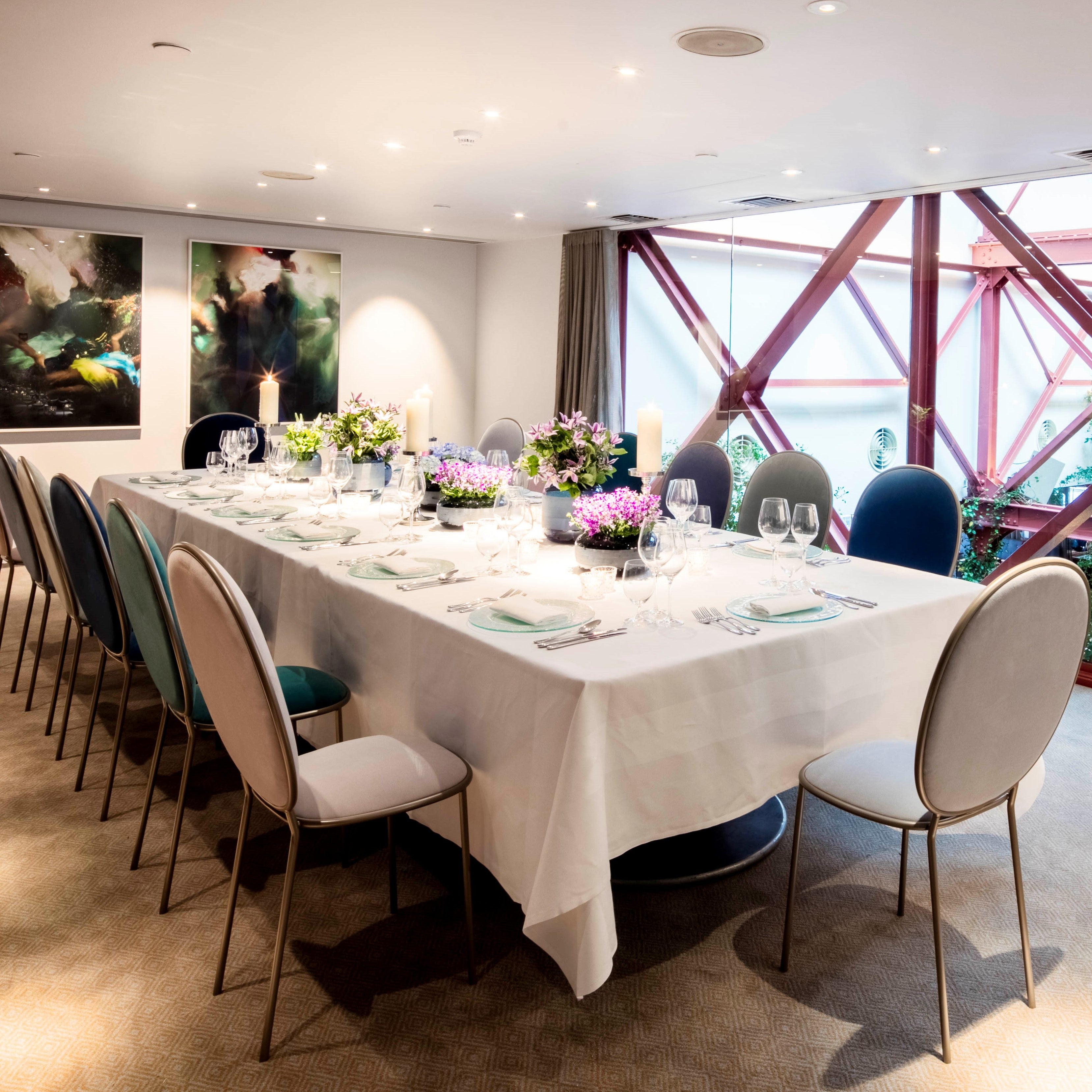 Private Dining in the heart of Chelsea at Bluebird for 14 people