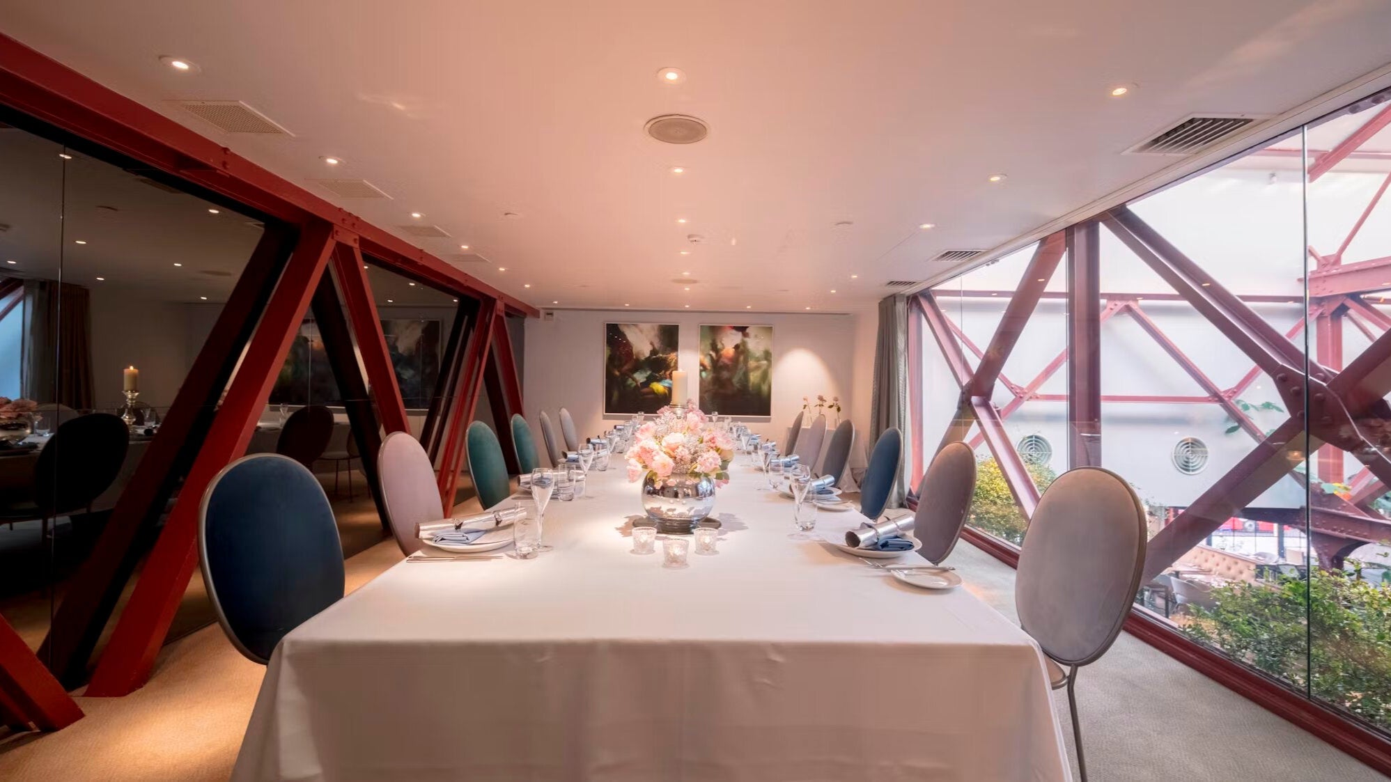 Private Dining in the heart of Chelsea at Bluebird for 14 people