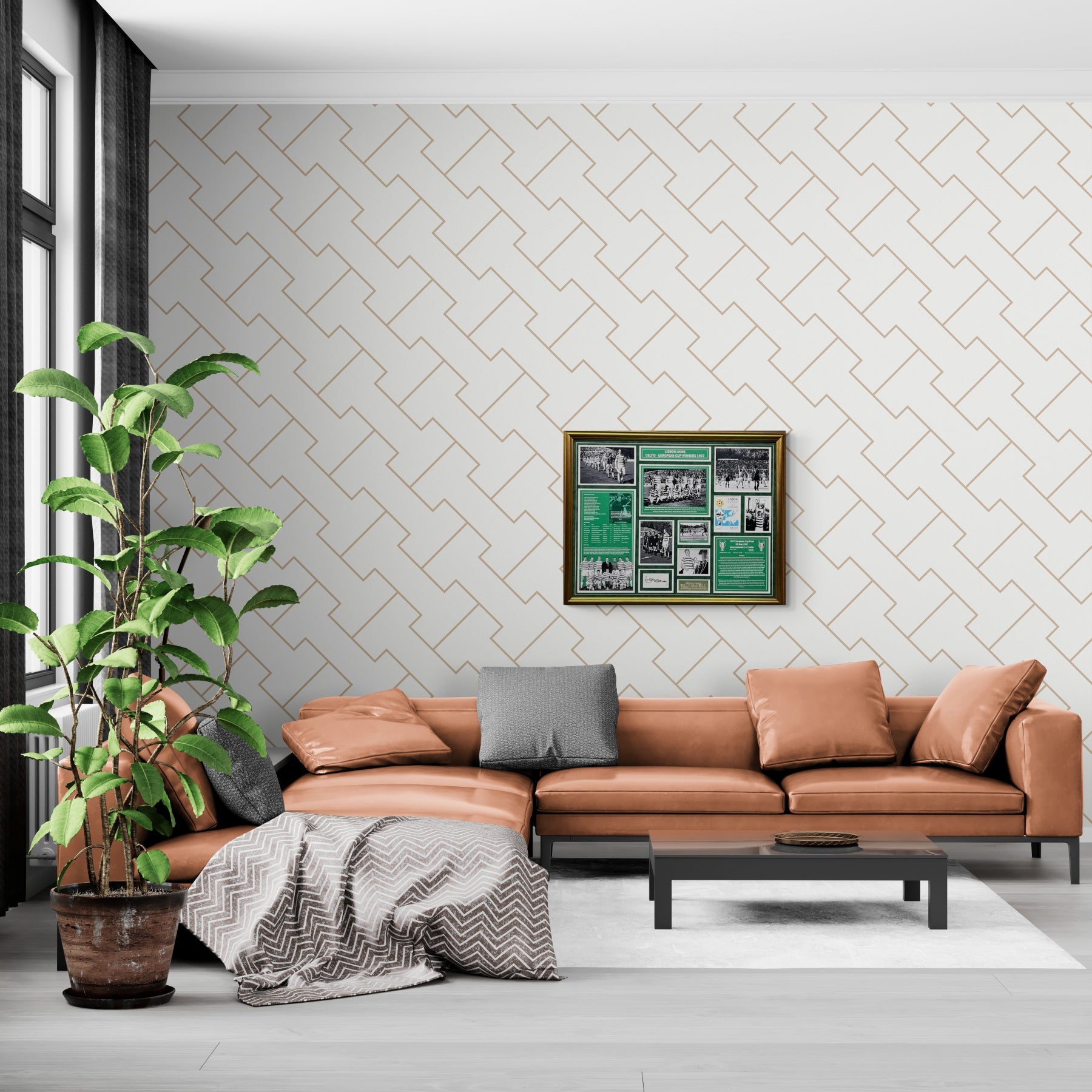 Celtic Lisbon Lions signed frame