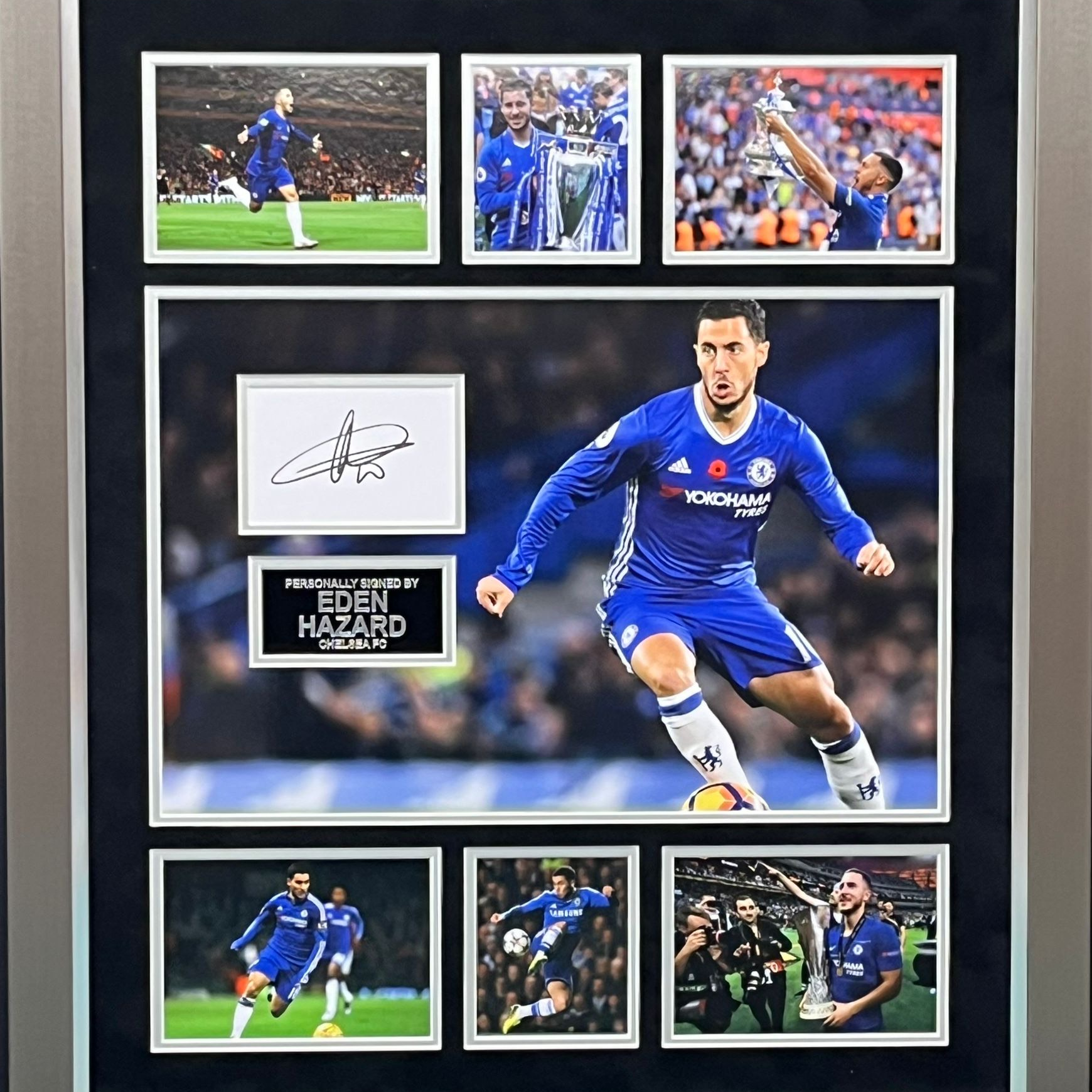 Eden Hazard Signed frame