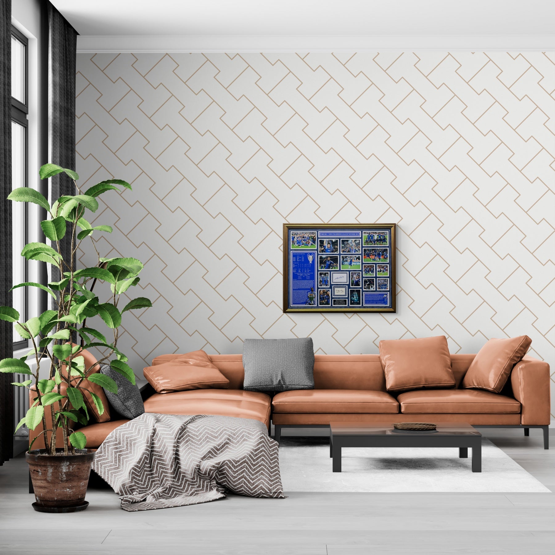 Chelsea Champions League Winners Munich, 2012 – signed by Frank Lampard & John Terry