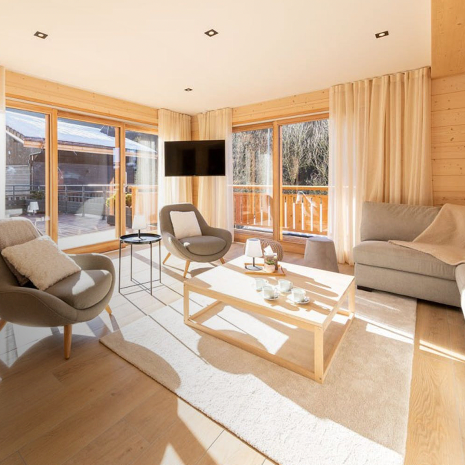 Swiss Alps 3 Night Apartment Stay for 4 people