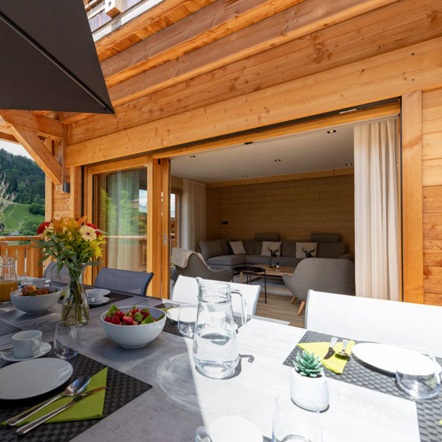 Swiss Alps 3 Night Apartment Stay for 4 people