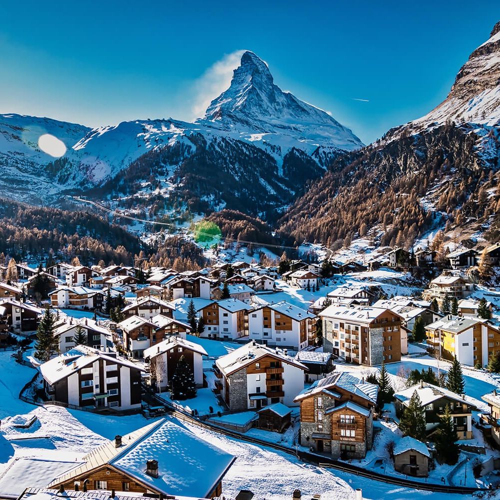 Swiss Alps 3 Night Apartment Stay for 4 people