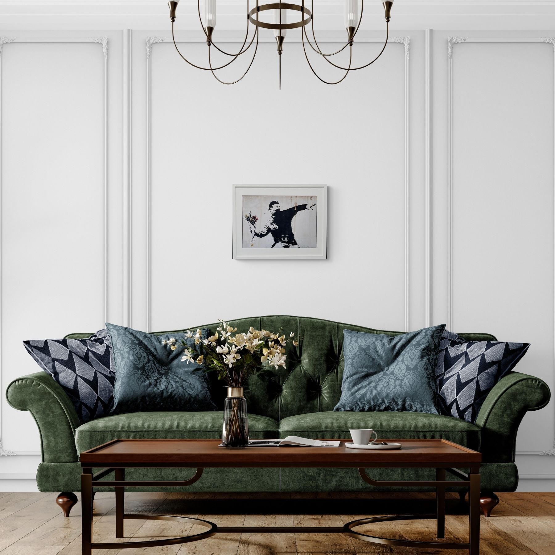 Banksy 'Rage, The Flower Thrower'