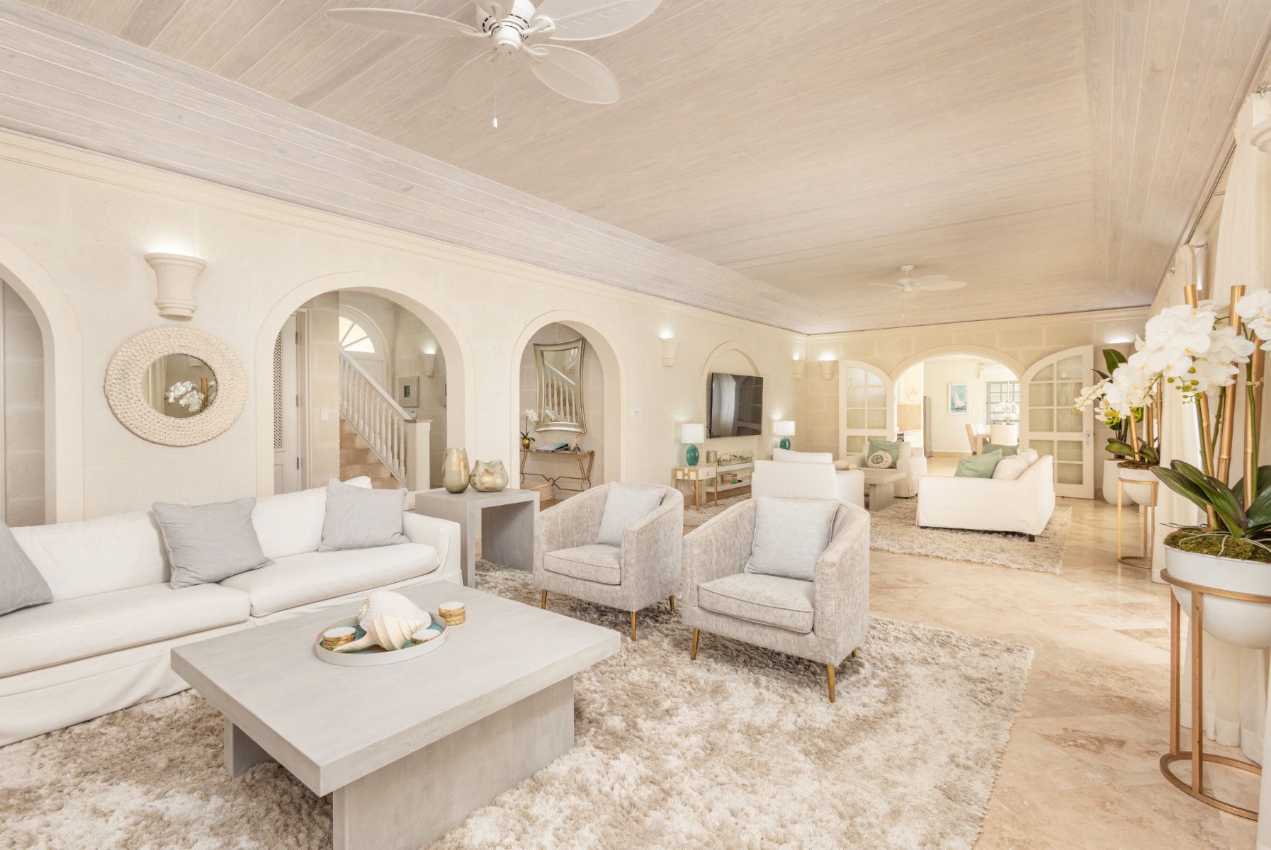 7 nights in stunning 6 bed villa in Royal Westmoreland, Barbados for 12 people