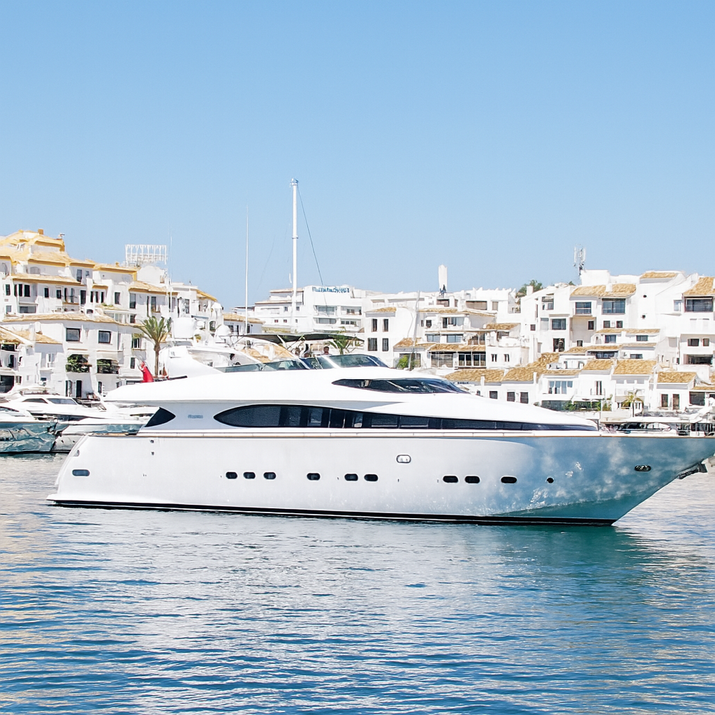 3-Night Break for 8 people on a Super Yacht in Puerto Banus, Marbella