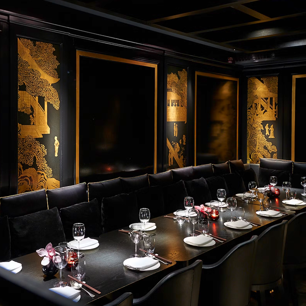 Dining at Hakkasan, Mayfair, for 12 people