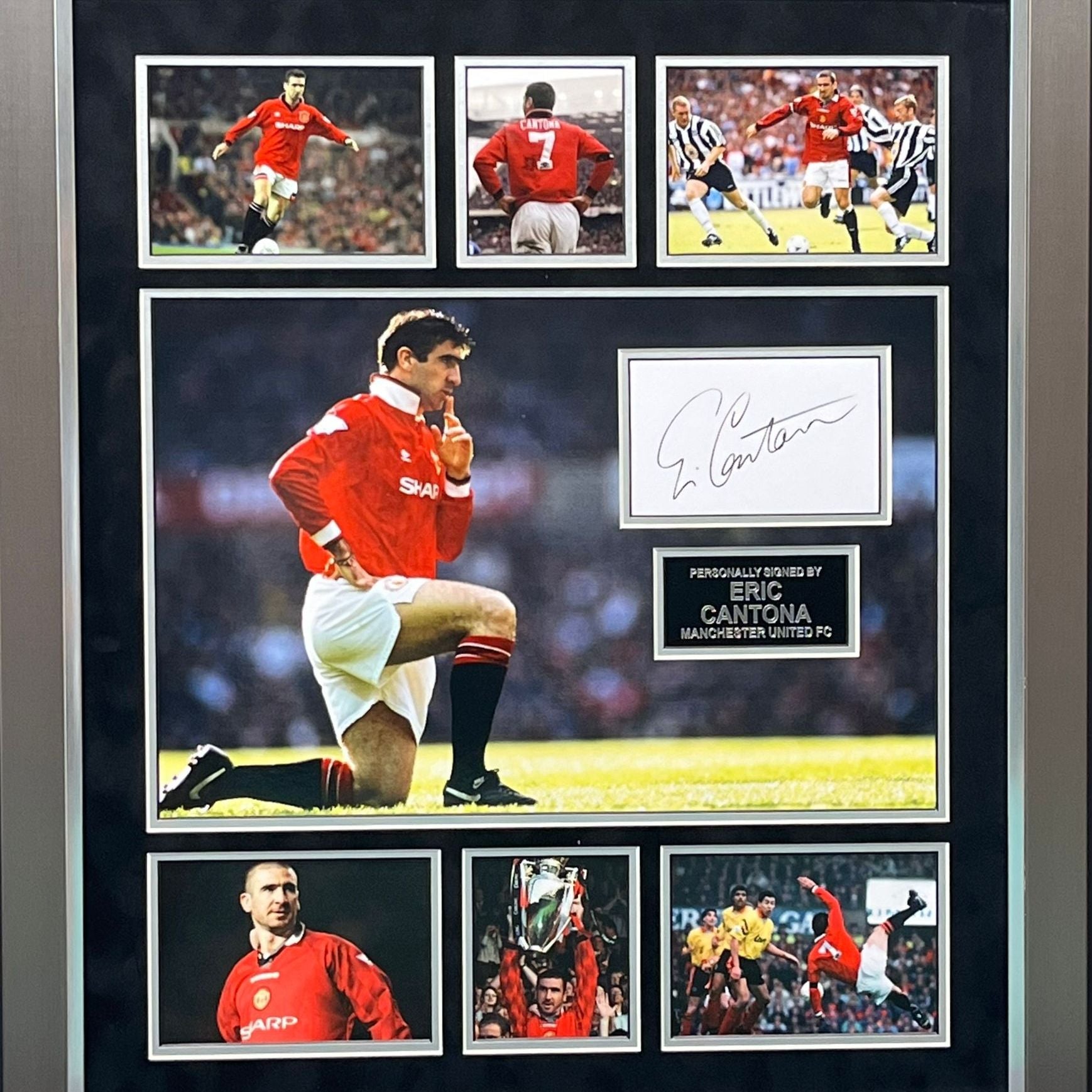 Eric Cantona signed frame