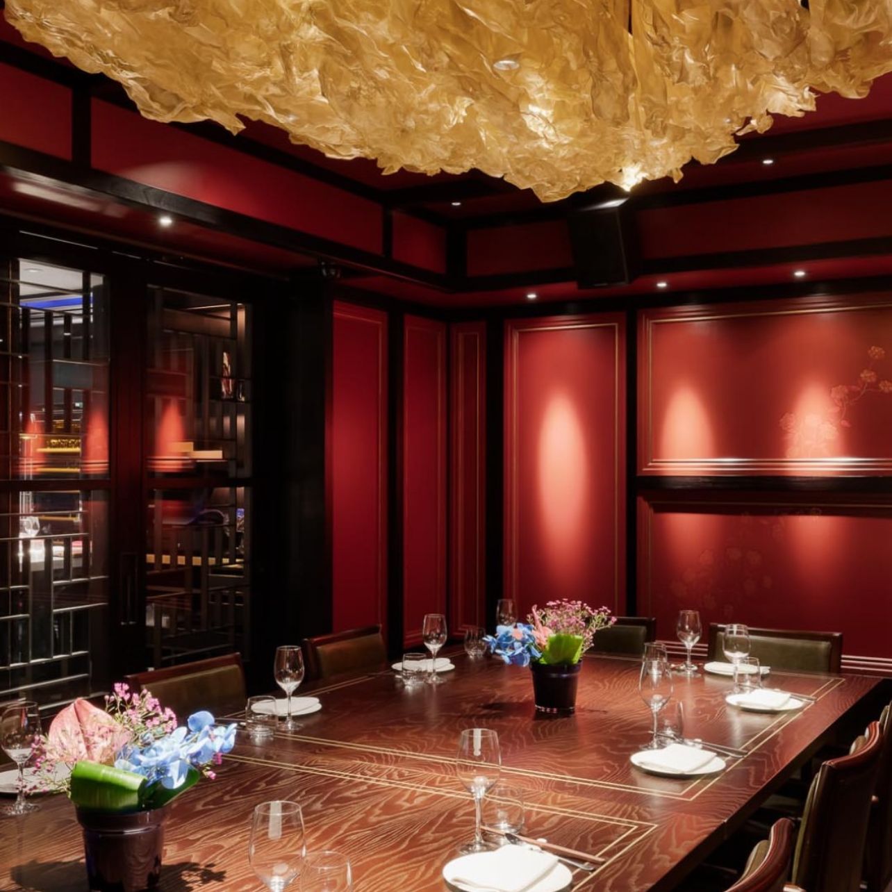 Dining at Hakkasan, Mayfair, for 12 people