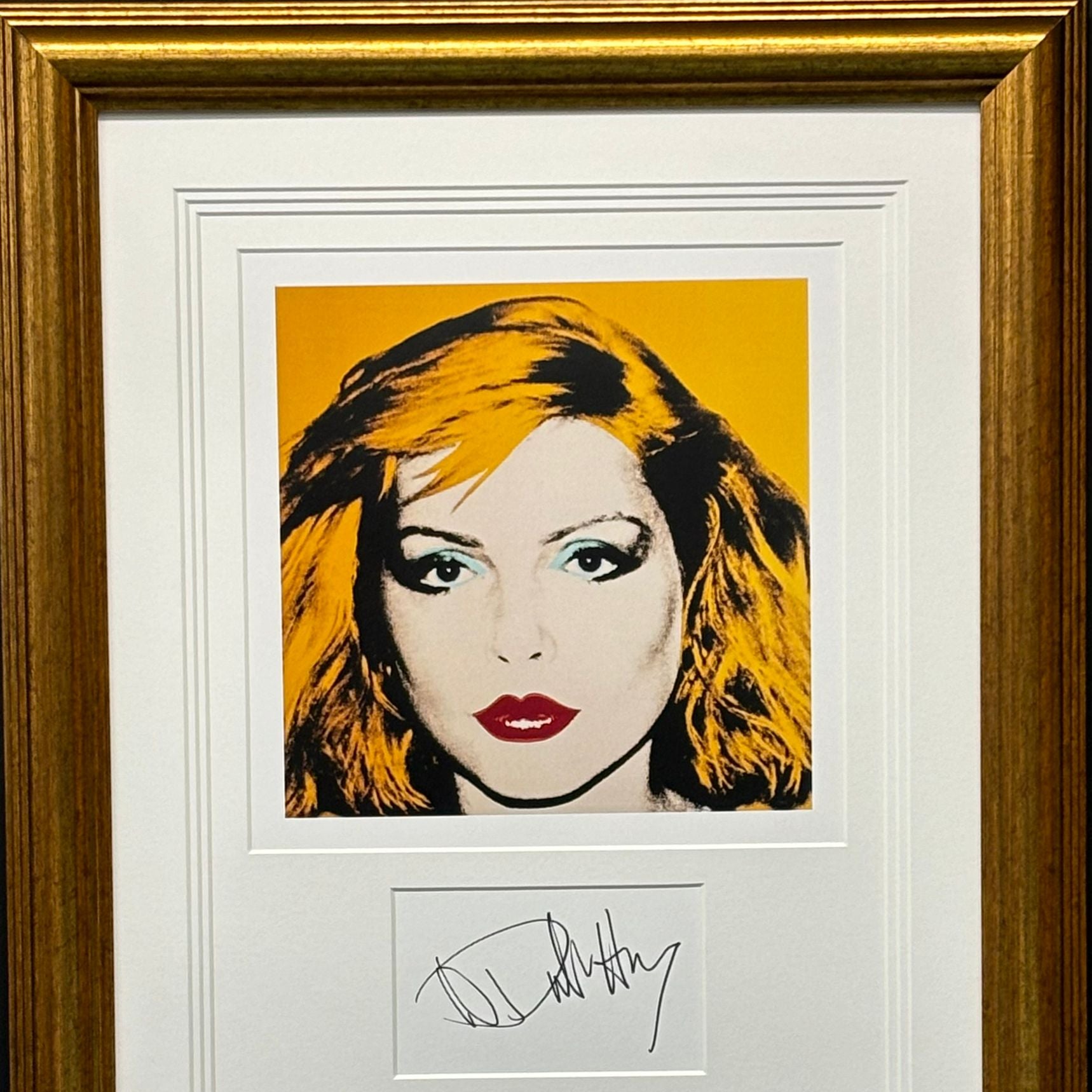 Andy Warhol Debbie Harry (1980) — Museum-Quality Framed Art with Hand-Signed Signature
