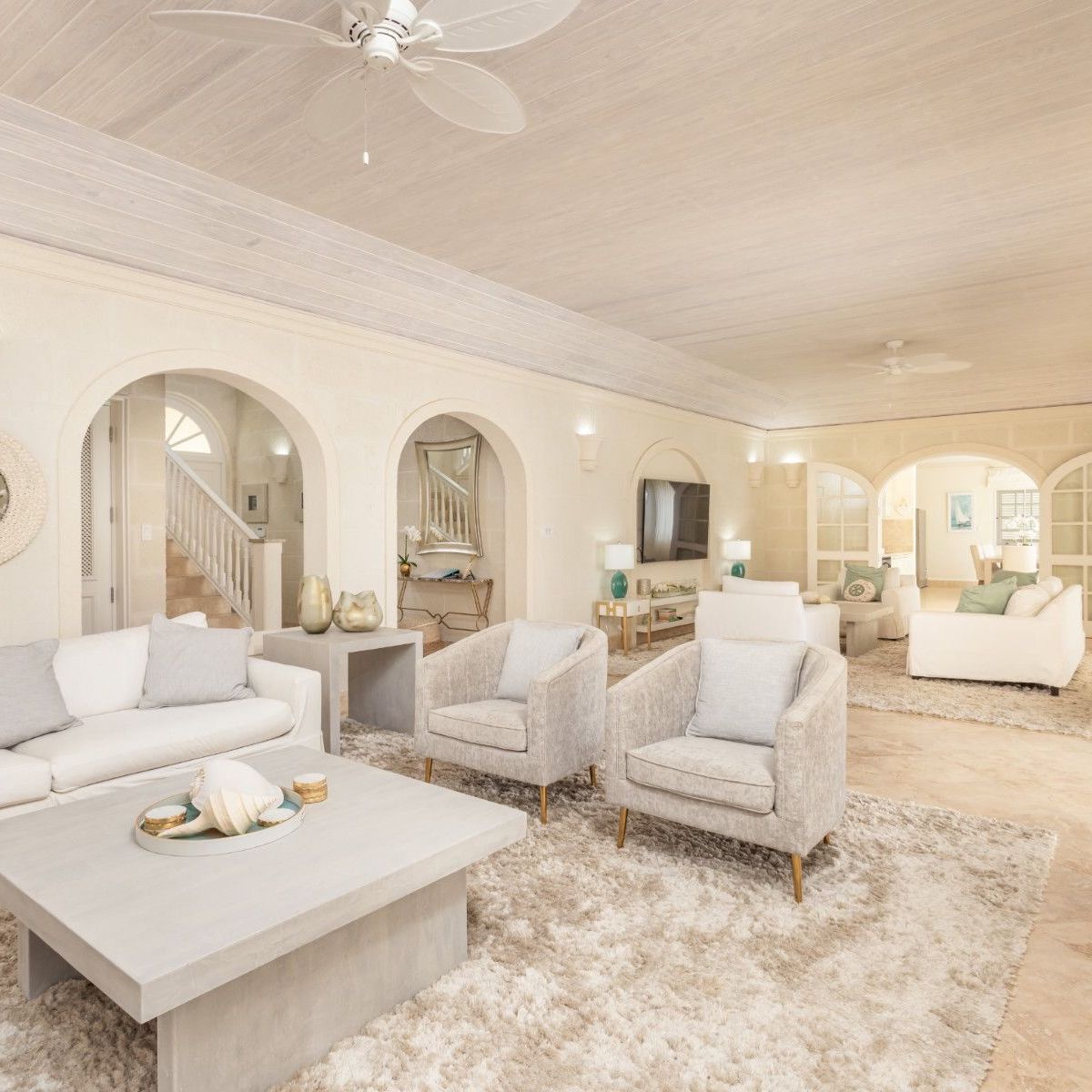 7 nights in stunning 6 bed villa in Royal Westmoreland, Barbados for 12 people