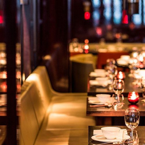 Dining at Hakkasan, Mayfair, for 12 people